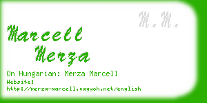 marcell merza business card